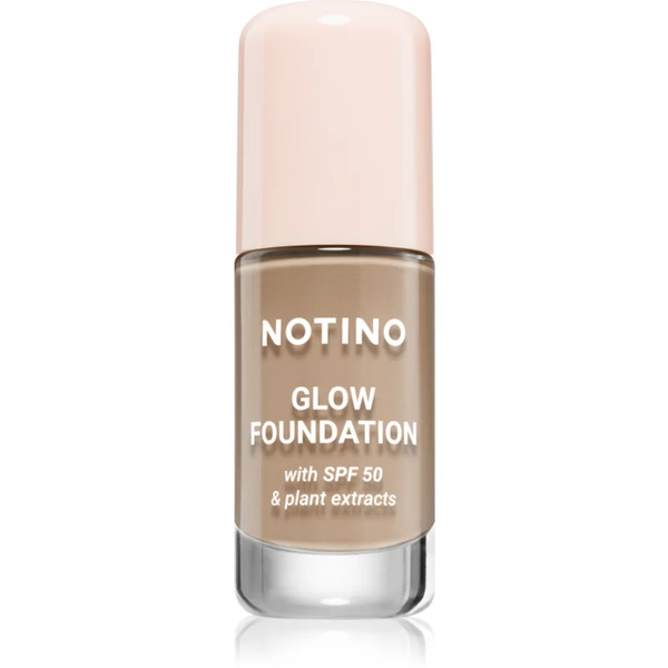  Notino Foundation Glow Foundation With Spf 50 & Plant Extracts Podkład Rozjaśniający Spf 50 03 Light Warm 30 Ml 