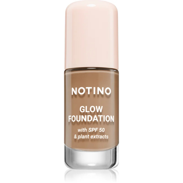  Notino Foundation Glow Foundation With Spf 50 & Plant Extracts Podkład Rozjaśniający Spf 50 01 Medium Deep Neutral 30 Ml 
