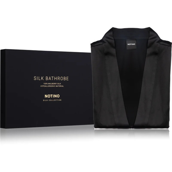  Notino Silk Collection Silk Bathrobe Jedwabny Szlafrok 