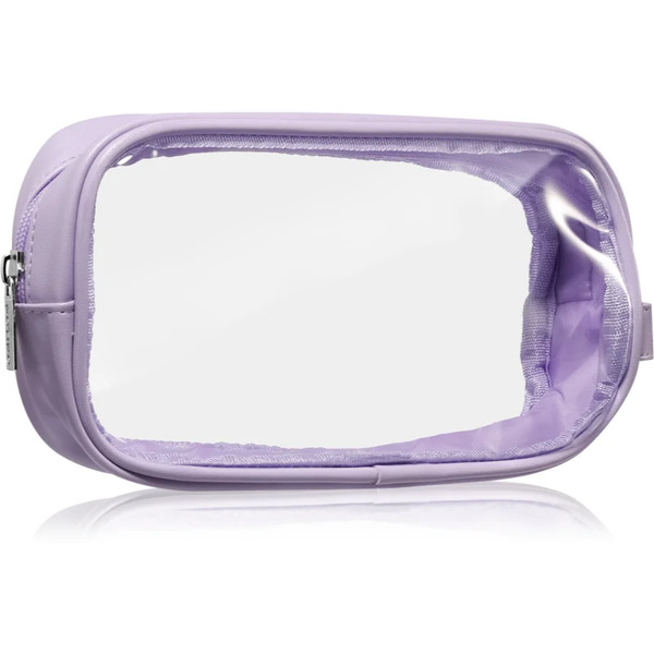  Notino Travel Collection Small Clear Organizer Przezroczysta Kosmetyczka Transparentny S Purple 20x10x5 Cm 1 Szt. 