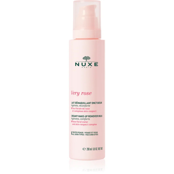  Nuxe Very Rose Creamy Make-up Remover Milk Delikatne Mleczko Do Demakijażu Do Wszystkich Rodzajów Skóry 200 Ml 