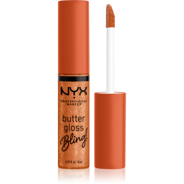  Nyx Professional Makeup Butter Gloss Bling Błyszczyk Do Ust Z Błyszczącymi Cząsteczkami Odcień 03 Pricey 8 Ml 