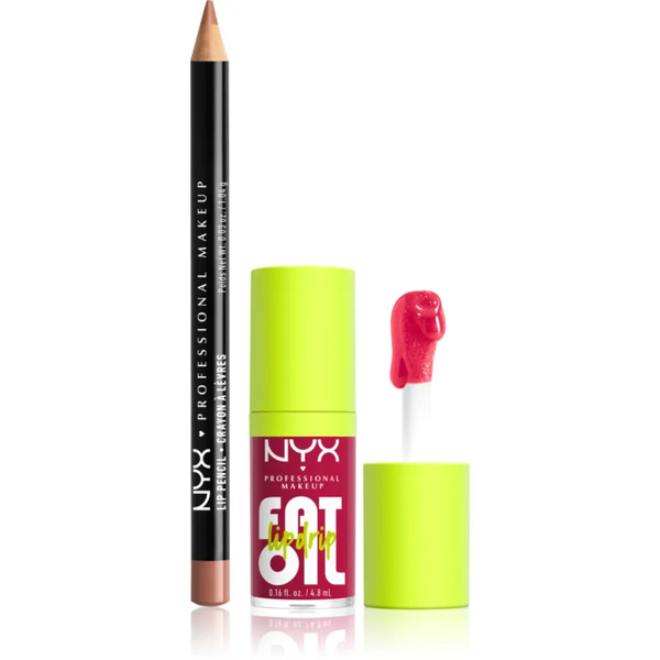  Nyx Professional Makeup Fat Oil Lip Drip Zestaw Do Ust 2 Szt. 