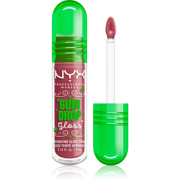  Nyx Professional Makeup Gingerbaddie Land Gum Drop Błyszczyk Do Ust Odcień 02 Bubblegum Burst 1 Szt. 