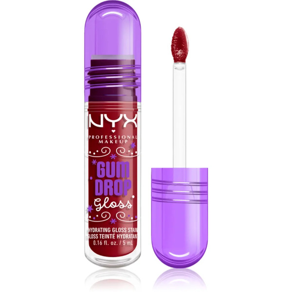  Nyx Professional Makeup Gingerbaddie Land Gum Drop Błyszczyk Do Ust Odcień 03 Cranberry Splash 1 Szt. 