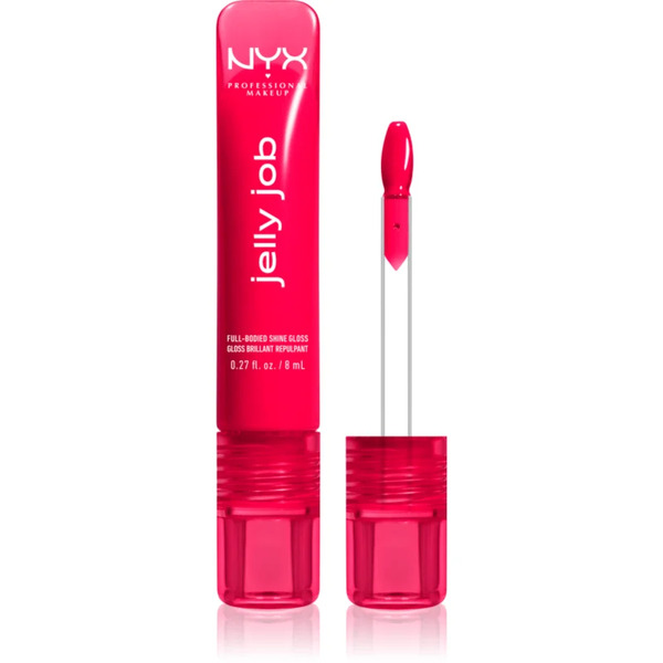  Nyx Professional Makeup Jelly Job Lśniący Błyszczyk Do Ust Z Efektem Powiększenia Odcień Cherry Jelly 7.5 Ml 