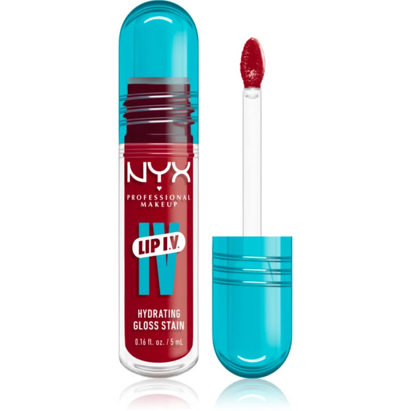  Nyx Professional Makeup Lip Iv Długotrwały Błyszczyk Do Ust O Działaniu Nawilżającym Odcień Cherry Drenched 5 Ml 