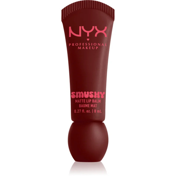  Nyx Professional Makeup Smushy Matte Lip Balm Balsam Do Ust Z Matowym Wykończeniem Odcień Smudge Fudge 8 Ml 