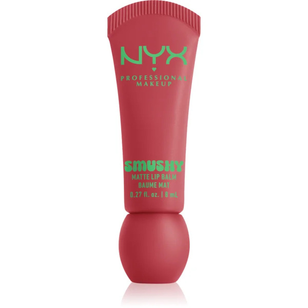  Nyx Professional Makeup Smushy Matte Lip Balm Balsam Do Ust Z Matowym Wykończeniem Odcień Snuggle Szn 8 Ml 