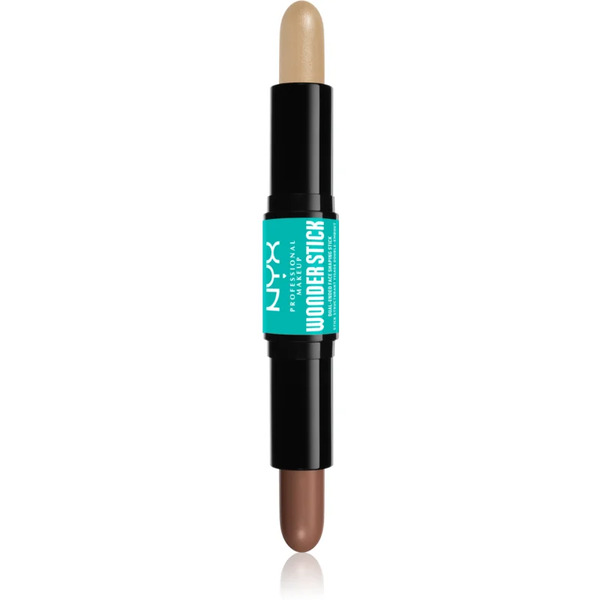  Nyx Professional Makeup Wonder Stick Dual Face Lift Dwustronny Sztyft Do Konturowania Odcień 02 Universal Light 2x4 G 