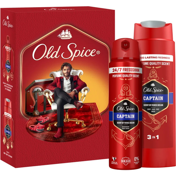  Old Spice Captain Gentleman Set Zestaw Upominkowy Dla Mężczyzn 