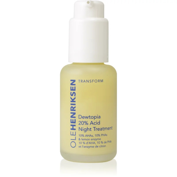  Olehenriksen Transform Dewtopia 20% Acid Night Treatment Serum Na Noc Przeciw Zmarszczkom I Plamom Pigmentacyjnym 30 Ml 