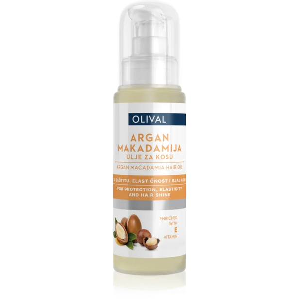  Olival Argan And Macadamia Olejek Arganowy Do Wzmocnienia Włosów I Nadania Im Większego Połysku 60 Ml 