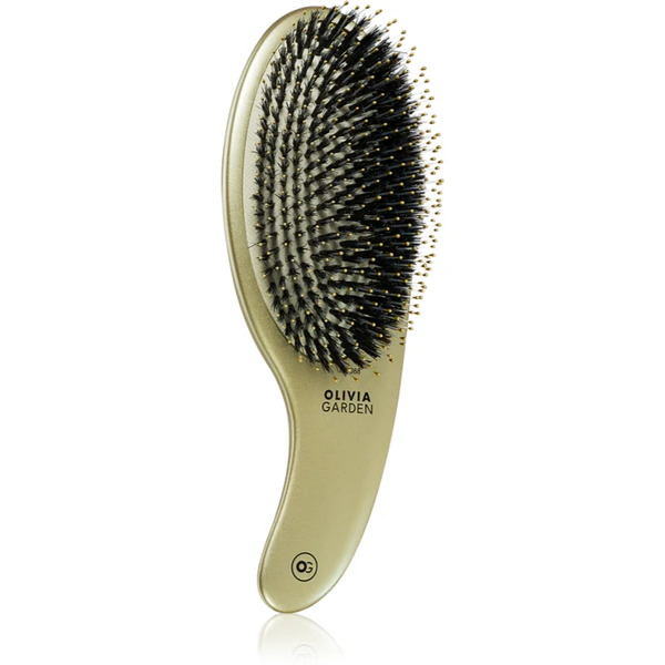  Olivia Garden Expert Curve Board&nylon Gold Szczotka Do Włosów Z Nylonowymi Włóknami I Włosiem Dzika 1 Szt. 