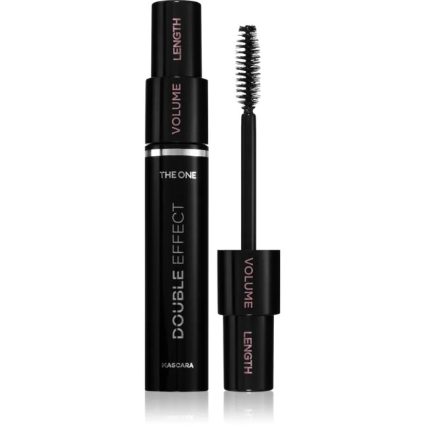  Oriflame The One Double Effect Tusz Do Rzęs Zwiększający Objętość, Wydłużający I Podkręcający Ze Szczoteczką 2 W 1 Odcień Black 8 Ml 