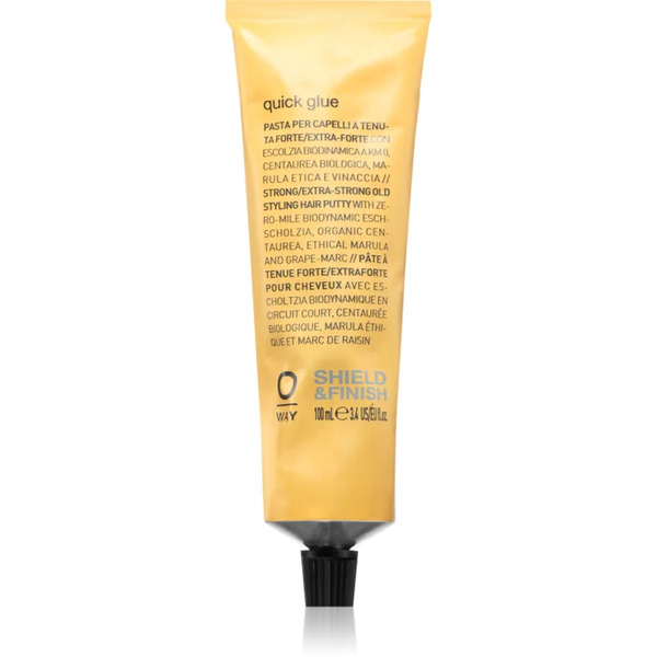  Oway Shield & Finish Quick Glue Pasta Stylizująca Do Włosów 100 Ml 