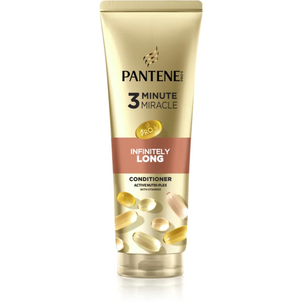  Pantene 3 Minute Miracle Infinitely Long Regenerująca Odżywka Do Włosów Słabych I Zniszczonych 220 Ml 