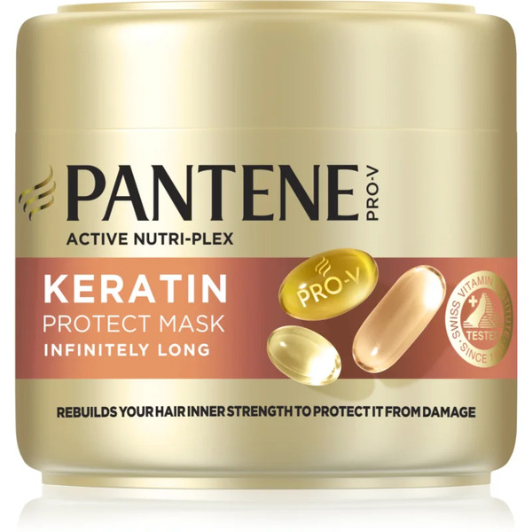  Pantene Pro-v Active Nutri Plex Infinitely Long Maseczka Keratynowa Do Włosów Suchych I Zniszczonych 300 Ml 
