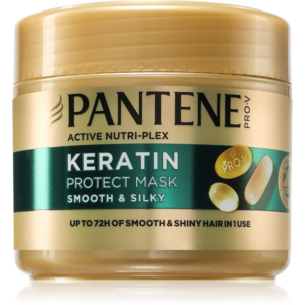 Pantene Pro-v Active Nutri Plex Smooth & Silky Maseczka Do Nabłyszczania I Zmiękczania Włosów 300 Ml 