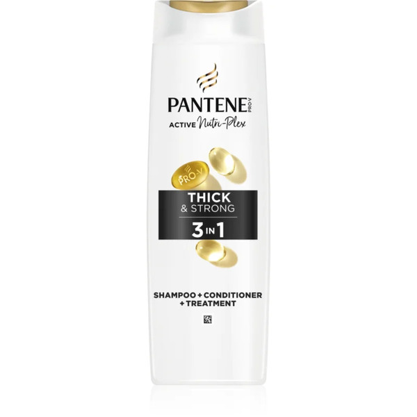  Pantene Pro-v Active Nutri Plex Thick&strong Szampon Do Włosów Osłabionych I Zniszczonych 3 W 1 325 Ml 