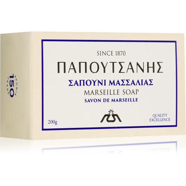 Papoutsanis Marseille Mydło Oczyszczające W Kostce 200 G 