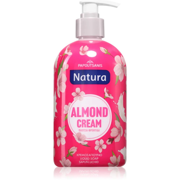  Papoutsanis Natura Almond Cream Mydło W Płynie 480 Ml 