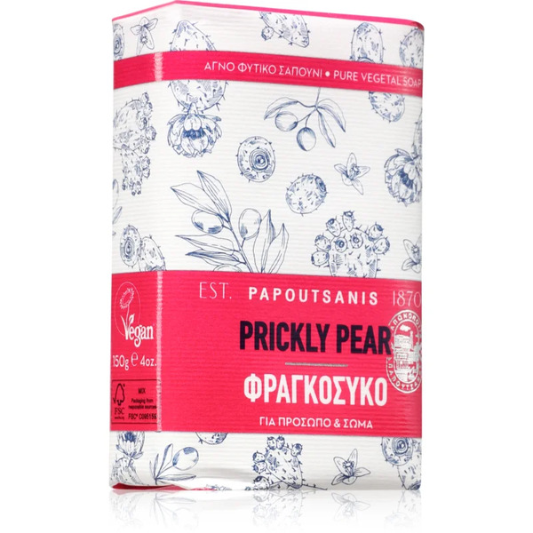  Papoutsanis Prickly Pear Mydło W Kostce 150 G 