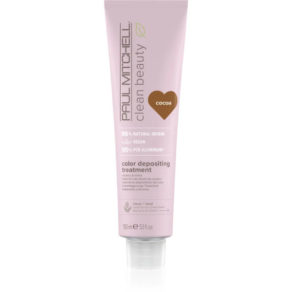  Paul Mitchell Clean Beauty Color Depositing Treatment Maseczka Odżywcza Do Włosów Farbowanych Odcień Cocoa 150 Ml 
