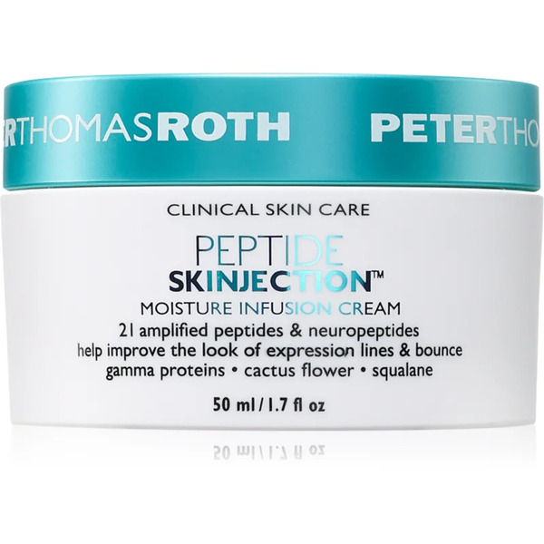  Peter Thomas Roth Peptide Skinjection™ Moisture Infusion Cream Refillable Wygładzający Krem Nawilżający Z Peptydami Do Wielokrotnego Napełniania 50 Ml 