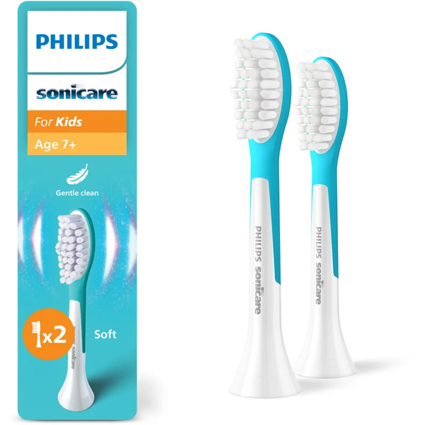  Philips Sonicare For Kids 7+ Standard Hx6042/90 Końcówki Wymienne Do Szczoteczki Do Zębów Dla Dzieci 2 Szt. 