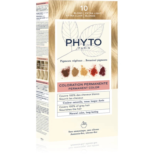 Phyto Color Farba Do Włosów Bez Amoniaku Odcień 10 Extra Light Blonde 1 Szt. 