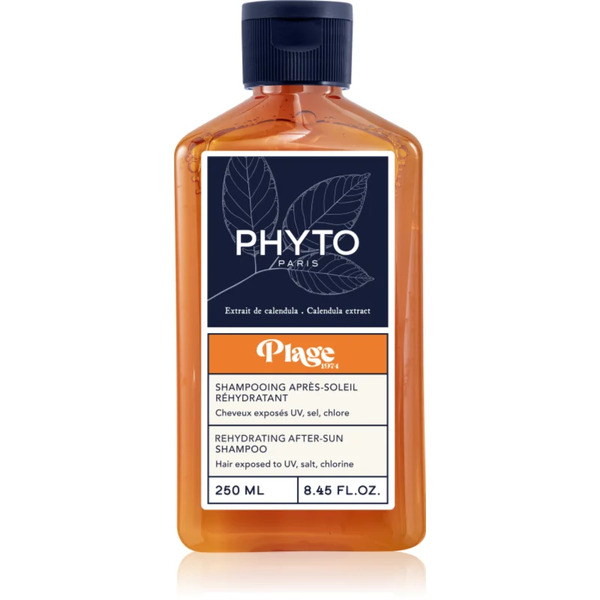  Phyto Plage Rehydrating After-sun Shampoo Szampon Po Opalaniu Do Włosów Osłabionych Działaniem Chloru, Słońca I Słonej Wody 250 Ml 