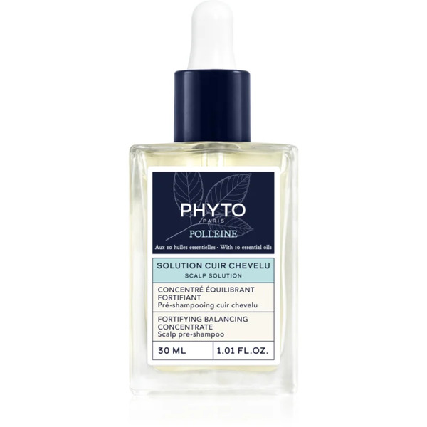  Phyto Polleine Fortifying Balancing Concentrate Odżywcze Preludium Pielęgnacyjne Do Tłustej Skóry Głowy 30 Ml 