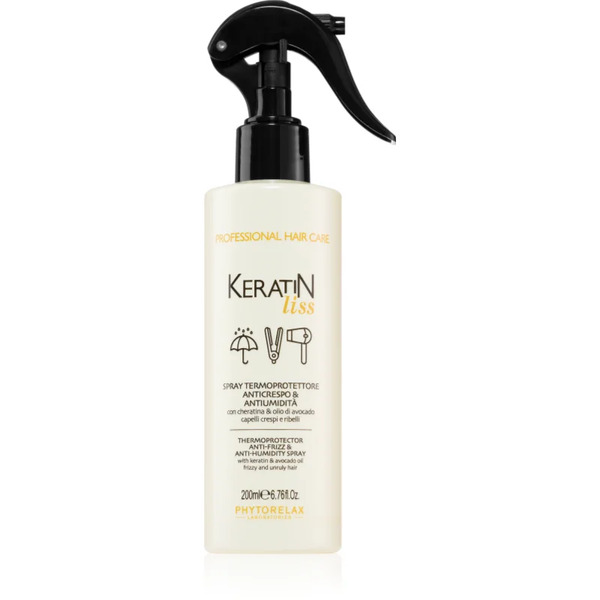  Phytorelax Laboratories Keratin Liss Spray Ochronny Z Efektem Nawilżającym Do Włosów Nieposłusznych I Puszących Się 250 Ml 