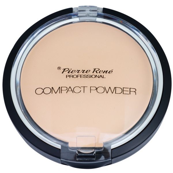  Pierre René Face Puder W Kompakcie Z Lusterkiem I Aplikatorem Odcień 03 Transparent  8 G 