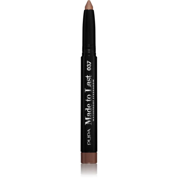  Pupa Milano Made To Last Długotrwałe Cienie Do Powiek W Kredce Wodoodporne Odcień 037 Intense Taupe 1.4 G 