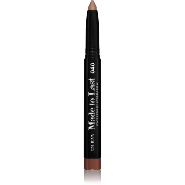  Pupa Milano Made To Last Długotrwałe Cienie Do Powiek W Kredce Wodoodporne Odcień 040 Medium Taupe 1.4 G 