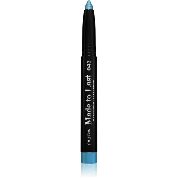  Pupa Milano Made To Last Długotrwałe Cienie Do Powiek W Kredce Wodoodporne Odcień 043 Sky Blue 1.4 G 