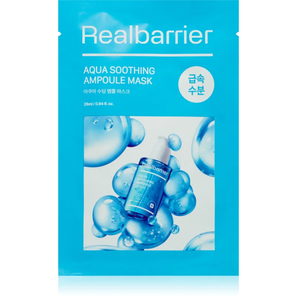  Real Barrier Aqua Soothing Ampoule Mask Maska łagodząca W Płacie 28 Ml 