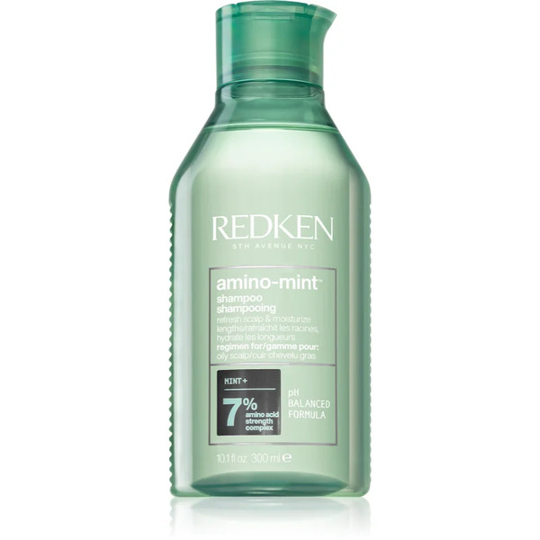 Redken Amino Mint Delikatny Szampon Oczyszczający Do Włosów Z Tendencją Do Przetłuszczania Się 300 Ml 
