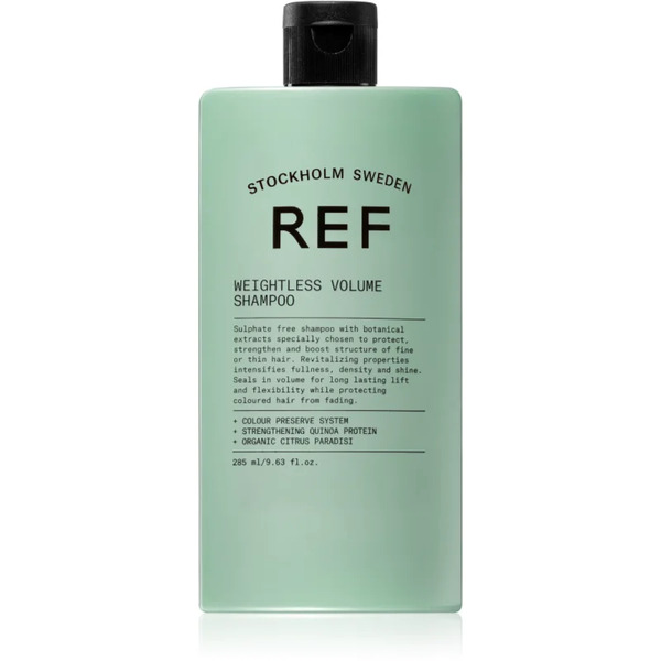  Ref Weightless Volume Shampoo Szampon Do Włosów Cienkich I Przyklapniętych Dodający Objętości Od Nasady 285 Ml 