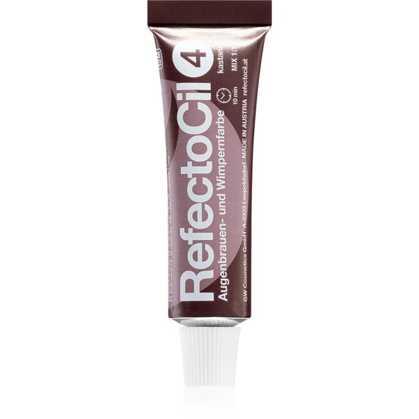  Refectocil Eyelash And Eyebrow Farbka Do Brwi I Rzęs Odcień 4 Chestnut 15 Ml 