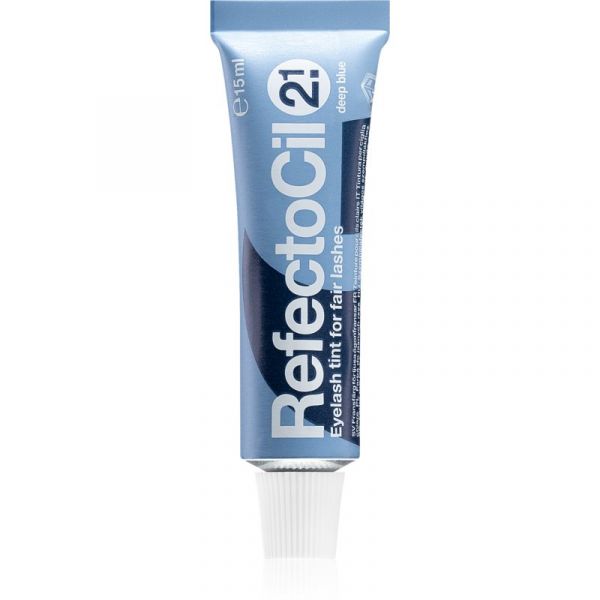  Refectocil Eyelash And Eyebrow Farbka Do Brwi I Rzęs Odcień 2.1 Deep Blue 15 Ml 