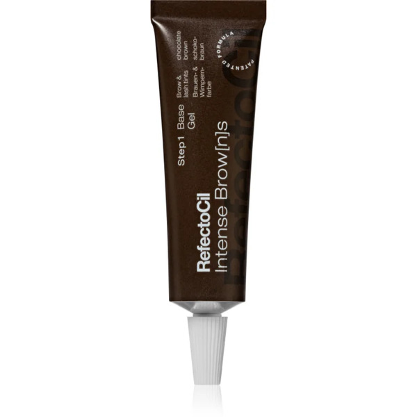  Refectocil Intense Brow[n]s Base Gel Farbka Do Brwi I Rzęs Z żelową Konsystencją Odcień Chocolate Brown 15 Ml 