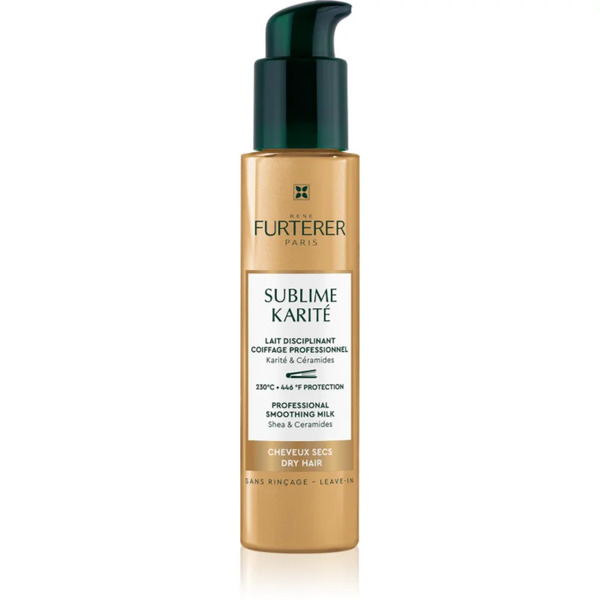  René Furterer Sublime Karité Professional Smoothing Milk Kremowa Emulsja Bez Spłukiwania Do Włosów Suchych 100 Ml 