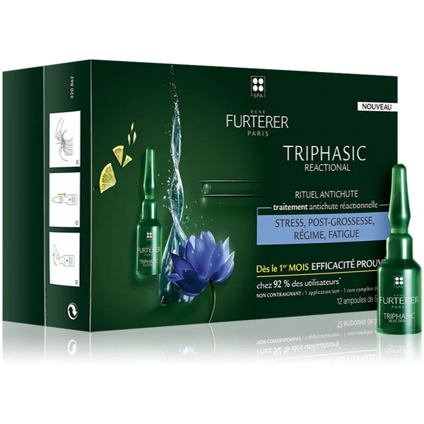  René Furterer Triphasic Reactional Kompleksowa Pielęgnacja Stosowana W Reakcyjnym Wypadaniu Włosów 12x5 Ml 