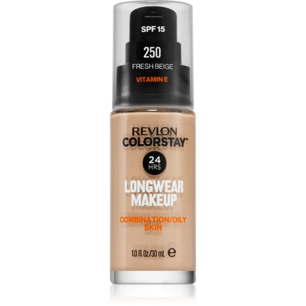  Revlon Cosmetics Colorstay™ Spf 15 Długotrwały Podkład Matujący Do Skóry Tłustej I Mieszanej Odcień 250 Fresh Beige 30 Ml 