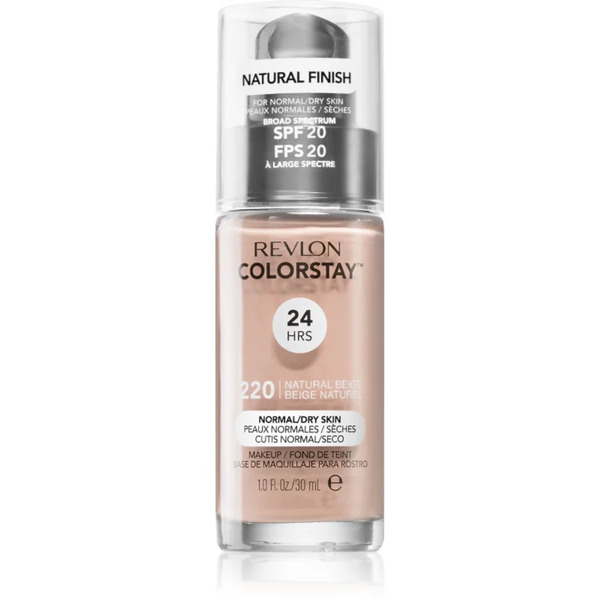  Revlon Cosmetics Colorstay™ Spf 20 Trwały Podkład Do Skóry Normalnej I Suchej Odcień 220 Natural Beige 30 Ml 
