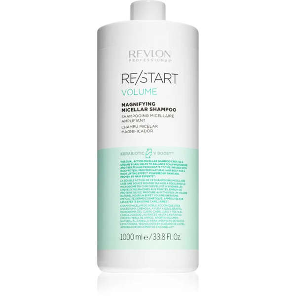  Revlon Professional Re/start Volume Szampon Micelarny Na Objętość Do Włosów Cienkich I Delikatnych 1000 Ml 