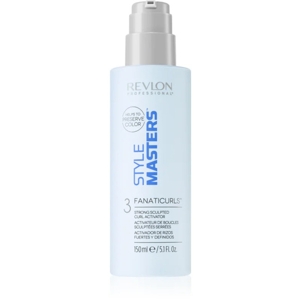  Revlon Professional Style Masters Fanaticurls Fluid Iększa Objętość I Podkreśla Loki 150 Ml 